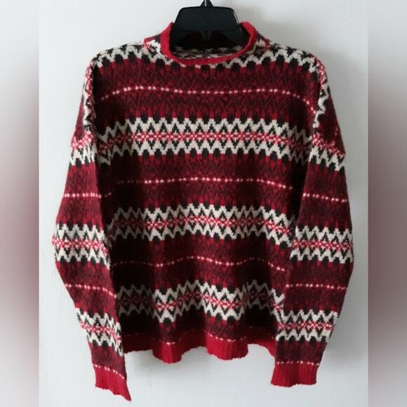 Chaps Wool Mock Neck Sweater - Picture 1 of 5